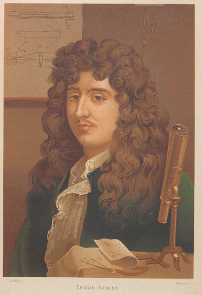 Retrato de Christiaan Huygens de Ramón Martí Alsina