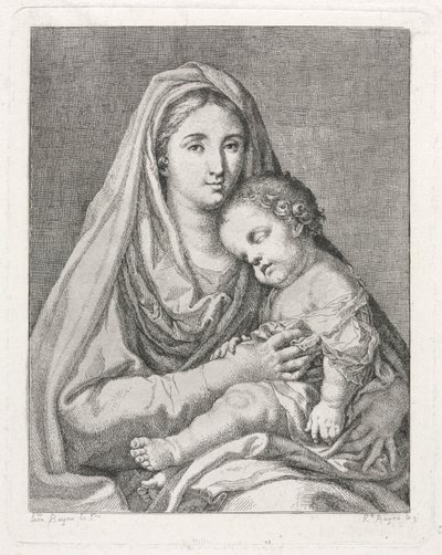 Madonna and Child (after Francisco Bayeu y Subias) de Ramon Bayeu y Subias