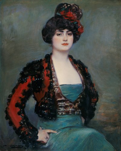 Julia - Casas, Ramon (1866-1932) - c. 1915 - Oil on canvas - 85x67 - Museo Carmen Thyssen, Malaga de Ramón Casas