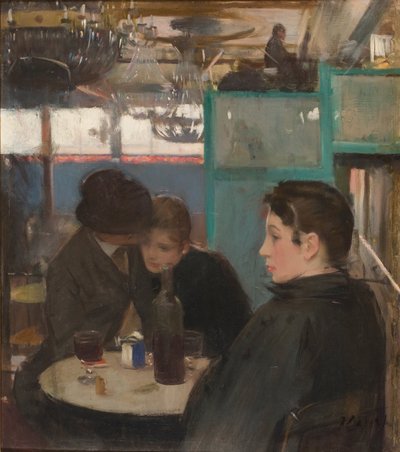 Interior del Moulin de la Galette de Ramon Casas i Carbo
