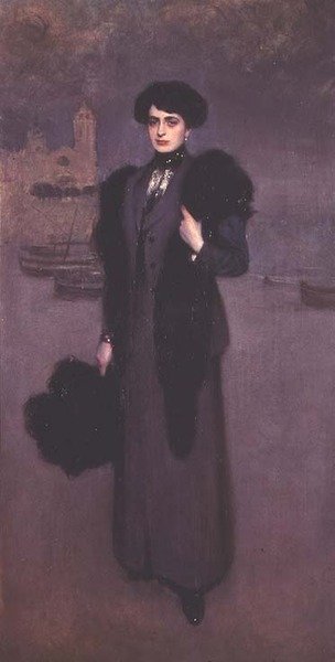 Retrato de Dolores Vidal de Ramon Casas i Carbo