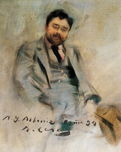 Retrato de Isaac Albéniz a los 34 años de Ramon Casas i Carbo