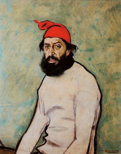 Retrato de Pere Romeu de Ramon Casas i Carbo