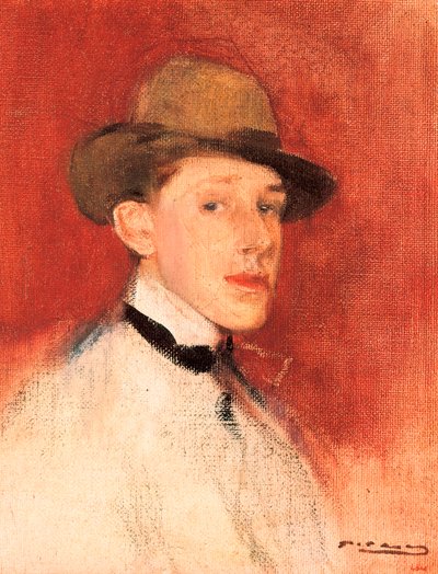 Estudio para un retrato del Rey Alfonso XIII (o Alfonso de Borbón) (1886-1941), (detalle) de Ramon Casas i Carbo