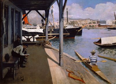 Club Náutico en Barcelona de Ramon Casas i Carbo