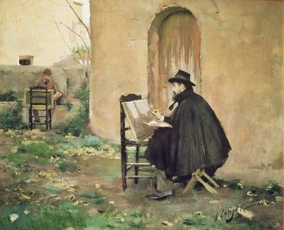 Pintura de Rusinol y Casas de Ramon and Rusinol Santiago (1861 1932) Casas