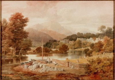 A Slate Wharf, Brathay de Ramsay Richard Reinagle