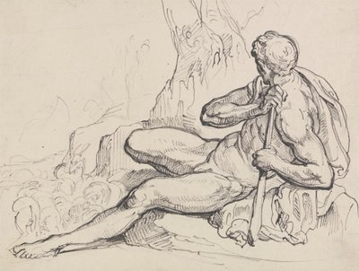 Hércules descansando de Ramsay Richard Reinagle
