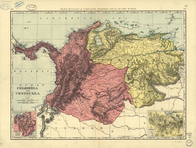 Colombia y Venezuela. LOC 2003627059 de Rand McNally and Company