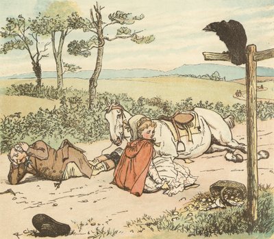 Un Granjero Trota sobre su Yegua Gris de Randolph Caldecott