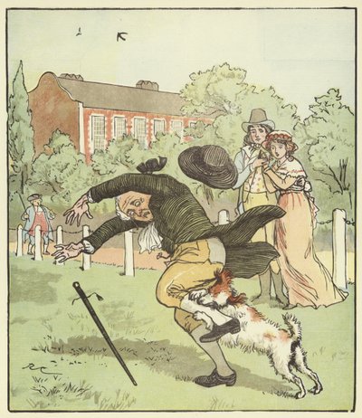 Una elegía por la muerte de un perro loco de Randolph Caldecott