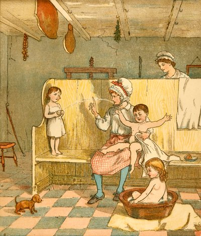 Hora del baño, c1881 de Randolph Caldecott