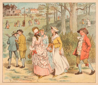 Ven muchachas y muchachos, c. 1885, 1934 de Randolph Caldecott