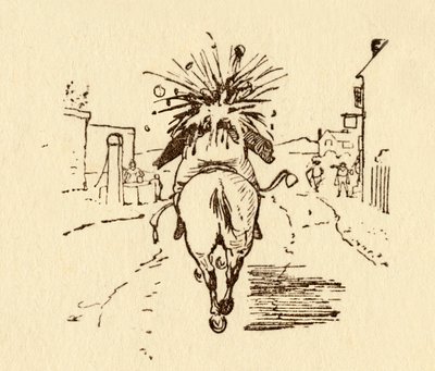 Las botellas de vino de John Gilpin explotan de Randolph Caldecott