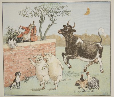 El gato y el violín, ilustración de 