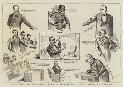 El debate sobre la Ley de Armas (Irlanda), notas en la Cámara de los Comunes de Randolph Caldecott
