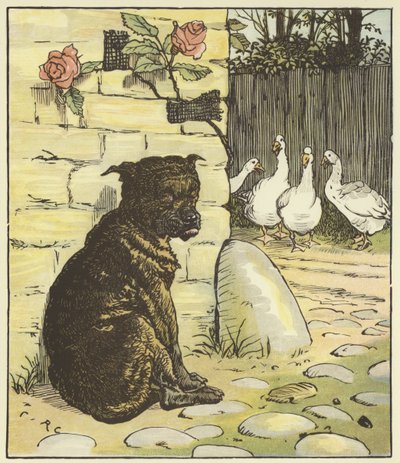 La casa que Jack construyó (litografía en color) de Randolph Caldecott