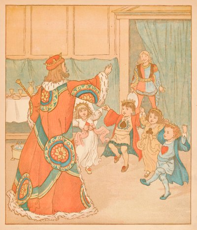 El Rey de Corazones, Llamado por esas Tartas, 1880 de Randolph Caldecott