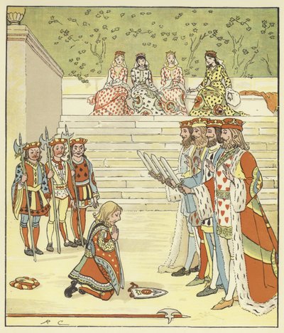 La reina de corazones de Randolph Caldecott