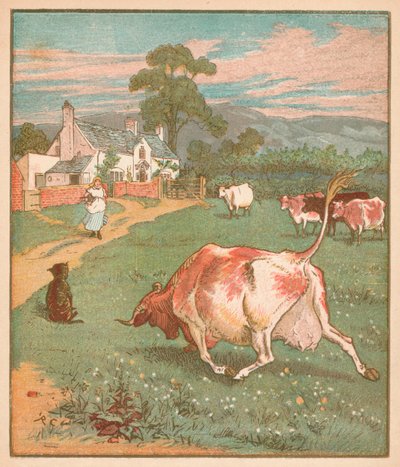 Esta es la vaca con el cuerno arrugado... de Randolph Caldecott