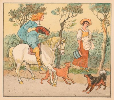 ¿A dónde vas, mi linda doncella? de Randolph Caldecott