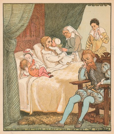 Con labios tan fríos como cualquier piedra, besaron a los niños pequeños de Randolph Caldecott