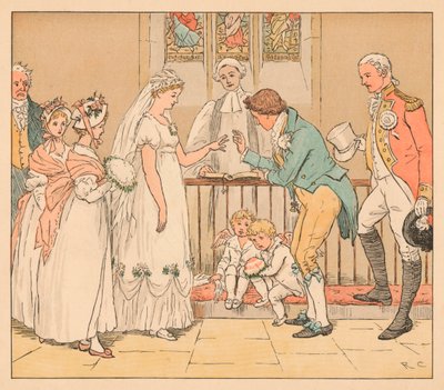 ...y ella muy imprudentemente se casó con el barbero, c1885, 1934 de Randolph Caldecott