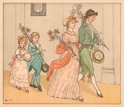 ...los Picninnies, y los Joblillies, y los Garyulies..., c1885, 1934 de Randolph Caldecott