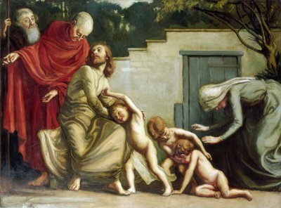 "Dejad que los niños vengan a mí de Randolph Schwabe
