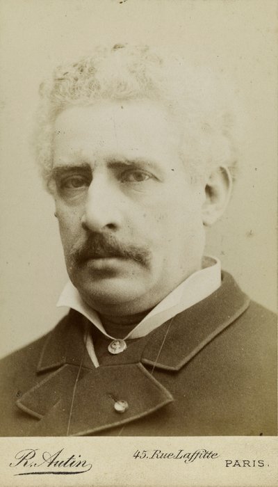 Retrato del compositor Olivier Métra 1830-1889, c. 1870 de Raoul Autin