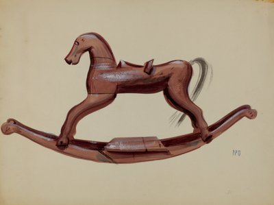 Caballito de juguete de Raoul Du Bois