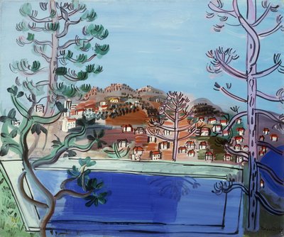 A Pool at Golfe Juan; Le Reservoir a Golfe Juan de Raoul Dufy