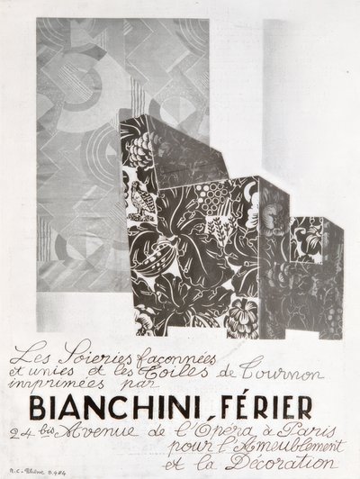 Sillón tapizado con un lienzo Tournon de Raoul Dufy de Raoul Dufy