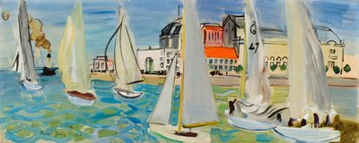 Barcos en Le Havre de Raoul Dufy