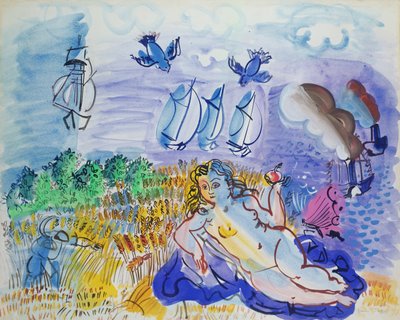 Ceres junto al mar de Raoul Dufy