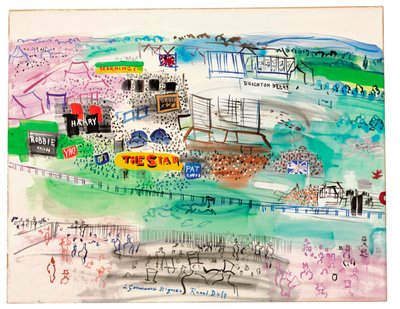 Hipódromo de Epsom de Raoul Dufy