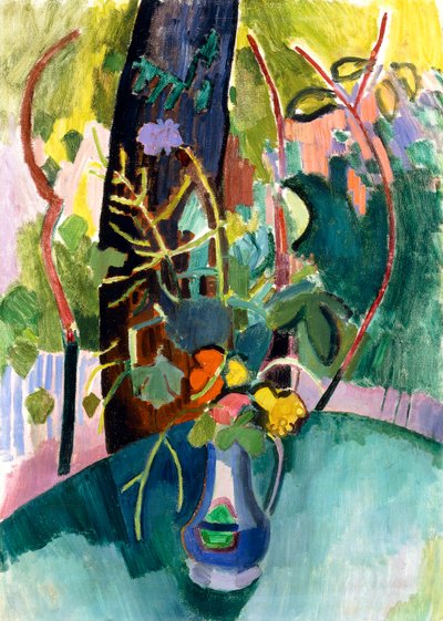 Flores en un jarrón de Raoul Dufy