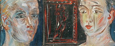 Cabezas de dos mujeres (óleo sobre lienzo) de Raoul Dufy