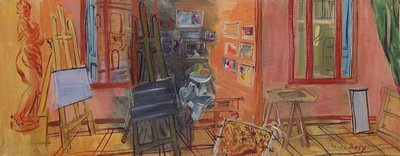 La Frileuse, Estudio en Perpiñán de Raoul Dufy