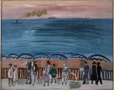 "La playa de Sainte-Adresse de Raoul Dufy