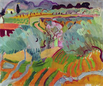 Paisaje en Provenza de Raoul Dufy