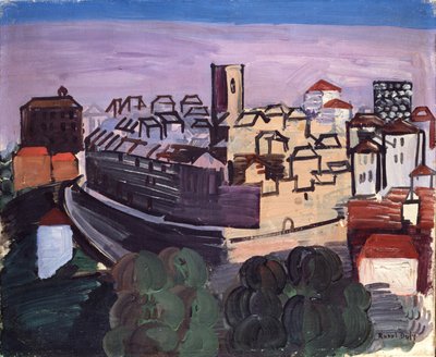 Paisaje cerca de Vence de Raoul Dufy