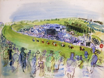 Le Jour du Derby (Epsom, Royal Enclosure) de Raoul Dufy
