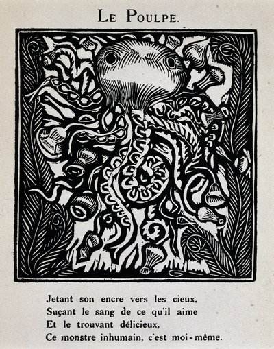 Le octopus - en "Le Bestiaire ou cortege d