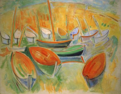 Barcos en Martigues de Raoul Dufy