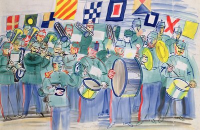 Música en la Aduana de Le Havre de Raoul Dufy