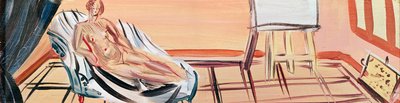 Desnudo con caballete (óleo sobre lienzo) de Raoul Dufy