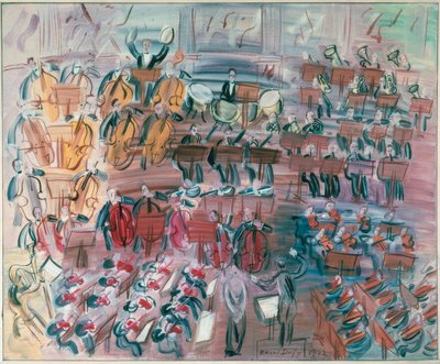 Orquesta con cantante de Raoul Dufy