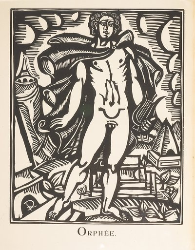 Orfeo, ilustración de "Le Bestiaire ou Cortège d