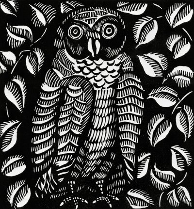 Búho, para el poema Le hibou, de Le Bestiaire ou Cortege d